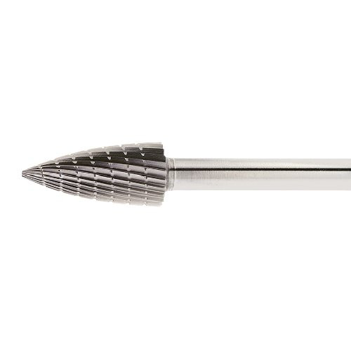1 Stk | HSS-Fräser MFG Spitzbogenform für Edelstahl/Stahl 12x30 mm Schaft 6 mm | Verz. 5