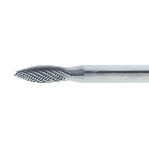 1 Stk | Fräser HFH Flammenform für Edelstahl/Stahl 6x13 mm Schaft 3 mm | Verz. 5