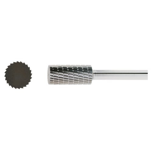 1 Stk | HSS-Fräser MFA Zylinderform für Edelstahl/Stahl 10x20 mm Schaft 6 mm | Verz. 3