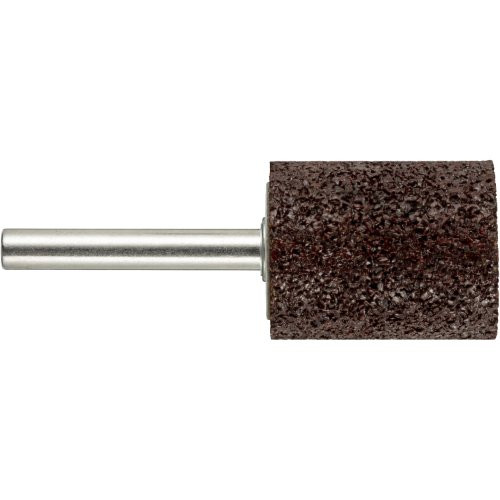 20 Stk | Schleifstift ZY Zylinderform für Werkzeugstähle 20x40 mm Schaft 6 mm | Korn 24 weich