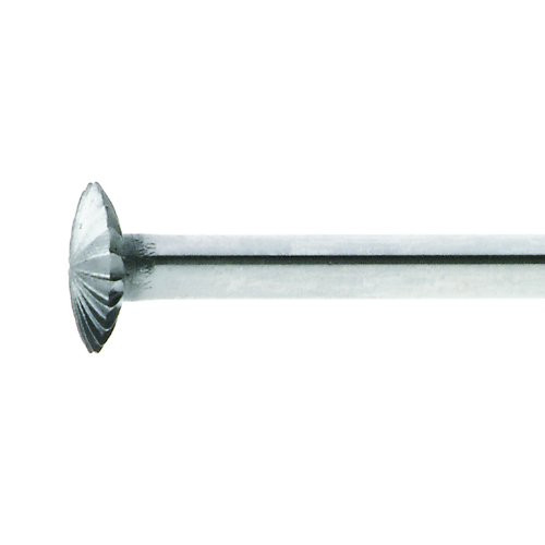 1 Stk | HSS-Mini-Fräser MF Linsenform für Edelstahl/Stahl 8x2 mm Schaft 3 mm | Verz. 5
