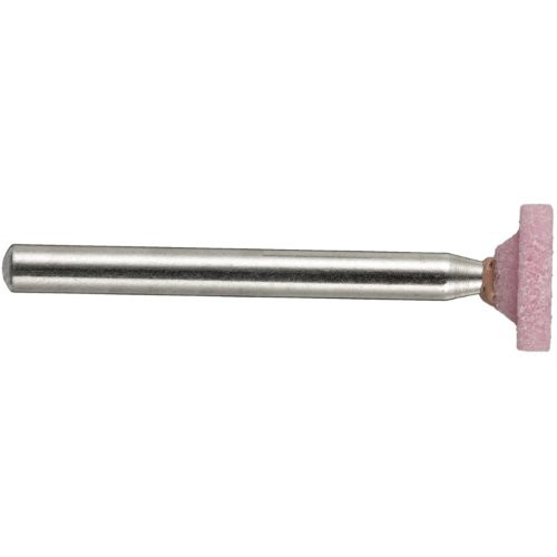 20 Stk | Schleifstift D34 Spitzbogenform für Stahl/Stahlguss 4.37x7 mm Schaft 3 mm | Edelkorund Korn