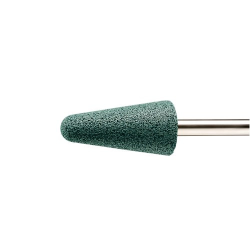 20 Stk | Schleifstift KE Rundkegelform für Alu 16x32 mm Schaft 6 mm | Korn 80