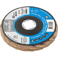 Vorschau: 10 Stk | Fächerschleifscheibe V2 POWER Ø 125 mm Ceramic Korn 60 | für X-Lock Winkelschleifer | flach Vorschau: 10 Stk | Fächerschleifscheibe V2 POWER Ø 125 mm Ceramic Korn 60 | für X-Lock Winkelschleifer | flach