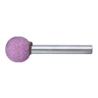 20 Stk | Schleifstift KU Kugelform für Stahl/Stahlguss 10x10 mm Schaft 3 mm Korn 60 20 Stk | Schleifstift KU Kugelform für Stahl/Stahlguss 10x10 mm Schaft 3 mm Korn 60