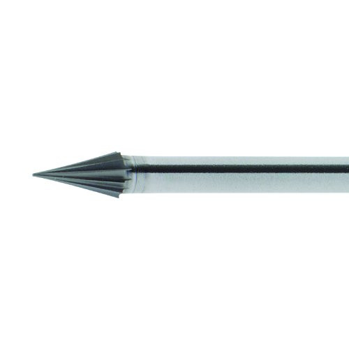 1 Stk | HSS-Mini-Fräser MF Spitzkegelform für Edelstahl/Stahl 4x7 mm Schaft 3 mm | Verz. 5