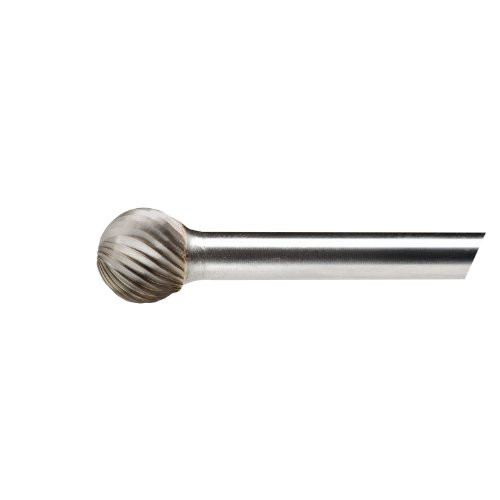 1 Stk | Fräser HFD Kugelform für Stahl 12x10 mm Schaft 8 mm | Verz. 7 | langer Schaft